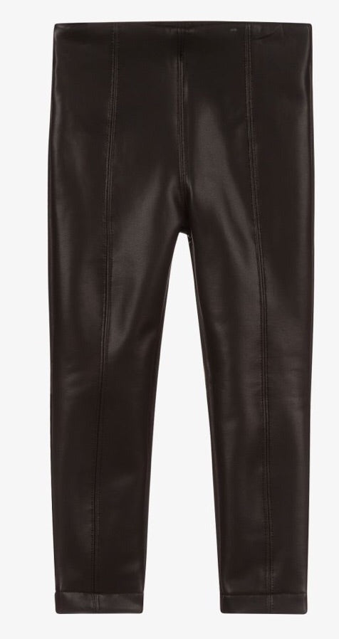 Synthetic Leather Leggings
